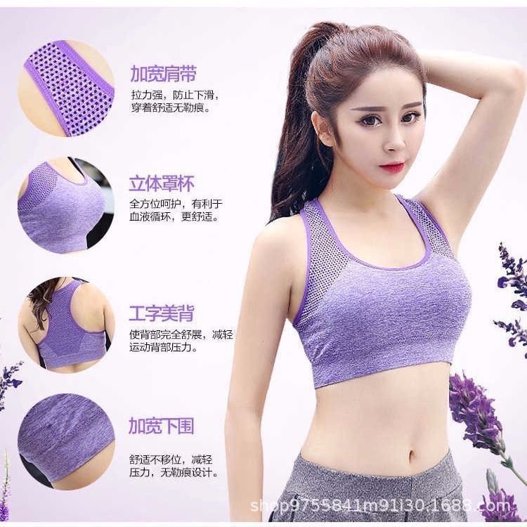 Semless Paded Sports Bra