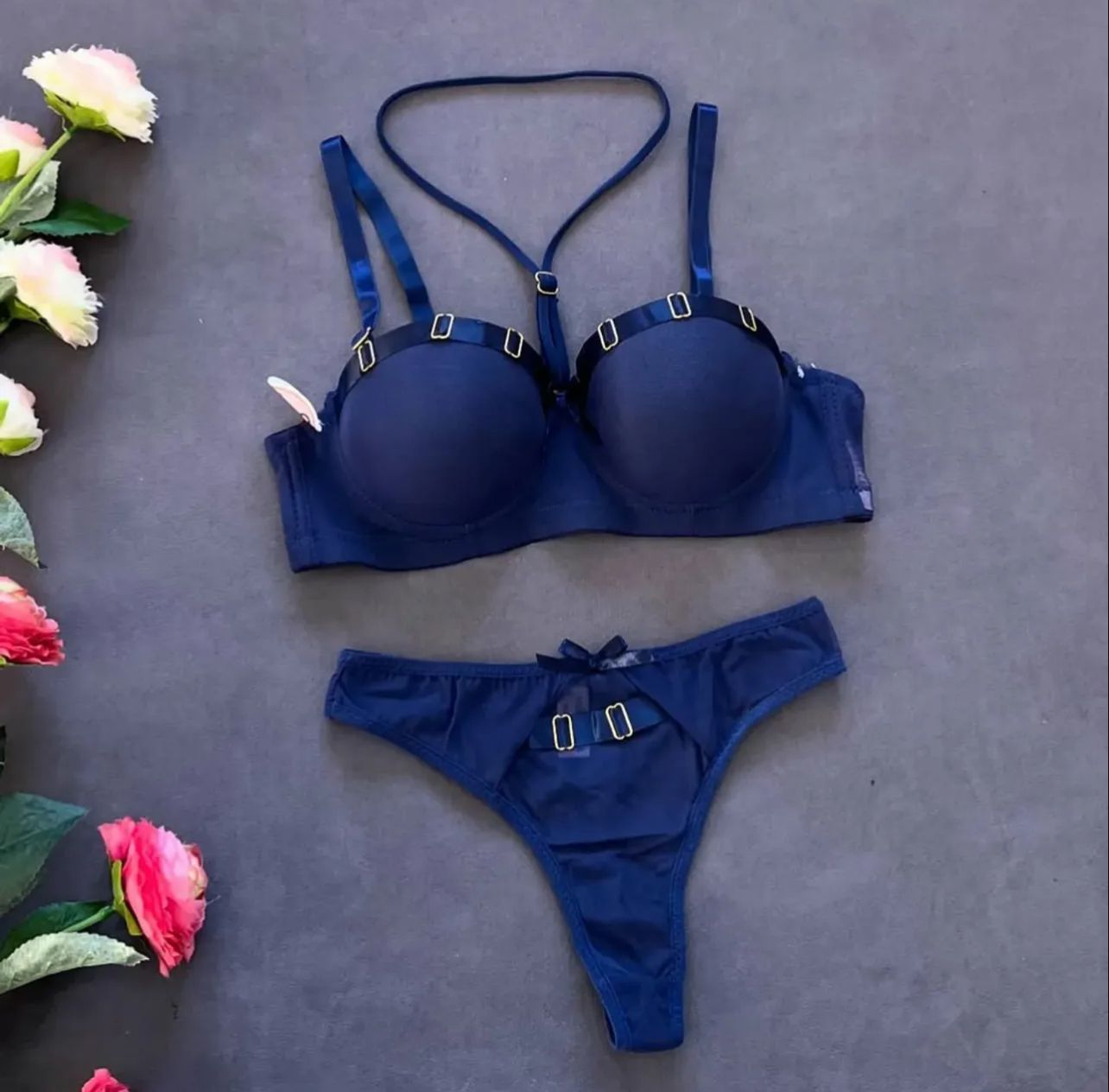 High Quailty New Style Thin Pad Push Up Bra Set