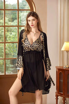 LUXURIOUS TURKISH STYLE LEAPORD PRINT 3 PIECE NIGHTY