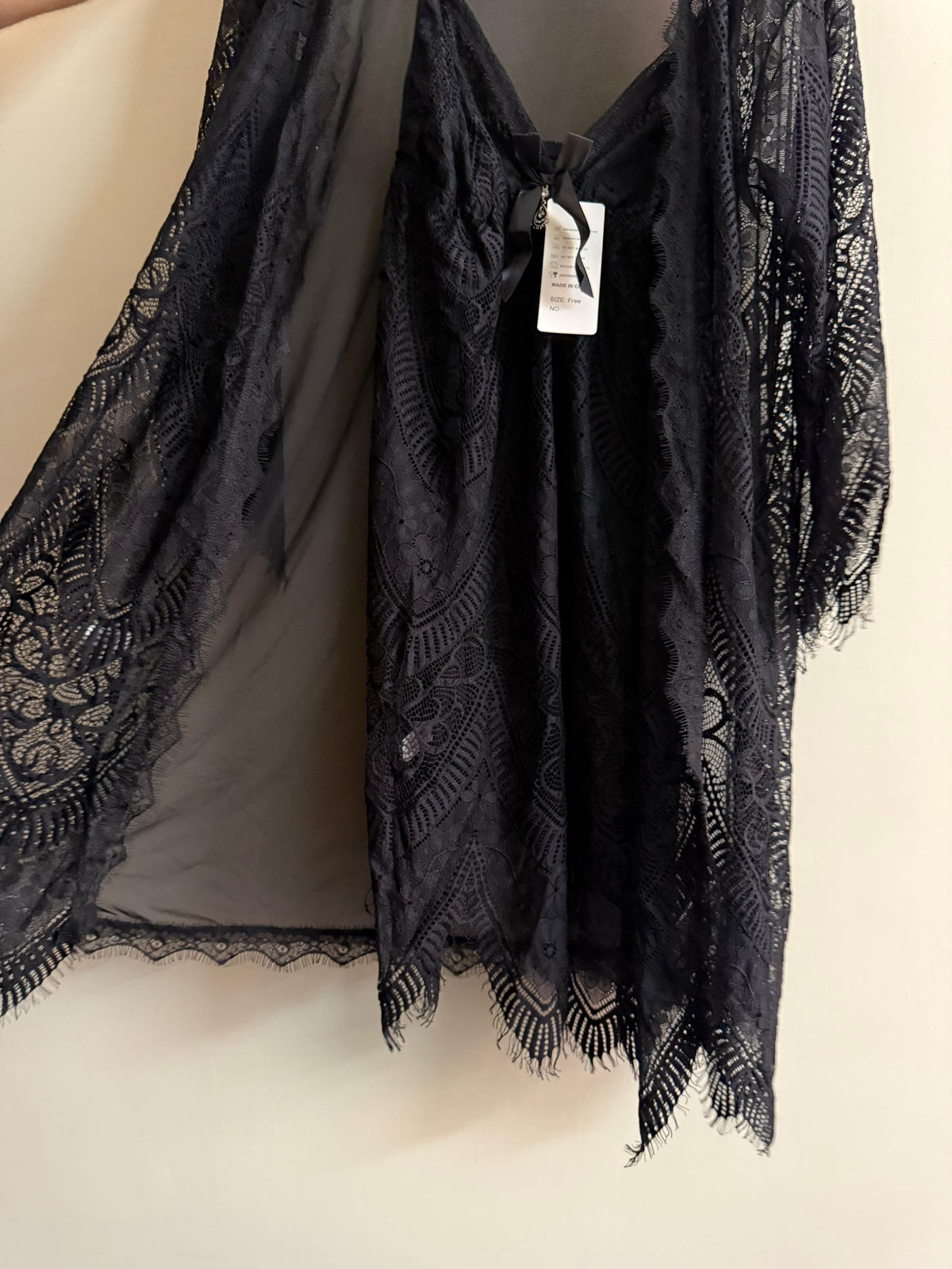 3 PIECE NIGHTY IN LACE