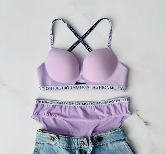 Fashoin Motion Seemless Bra Set