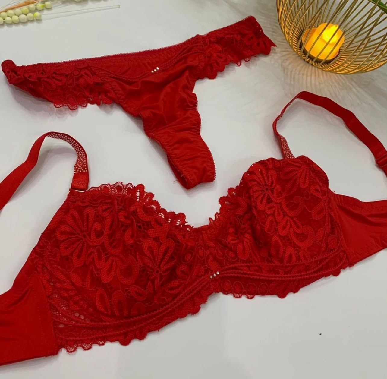 Soft anf Fabric Bra Set