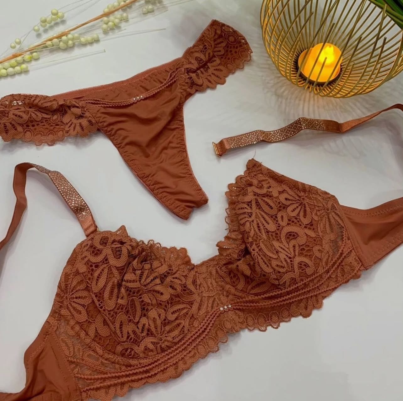 Soft anf Fabric Bra Set