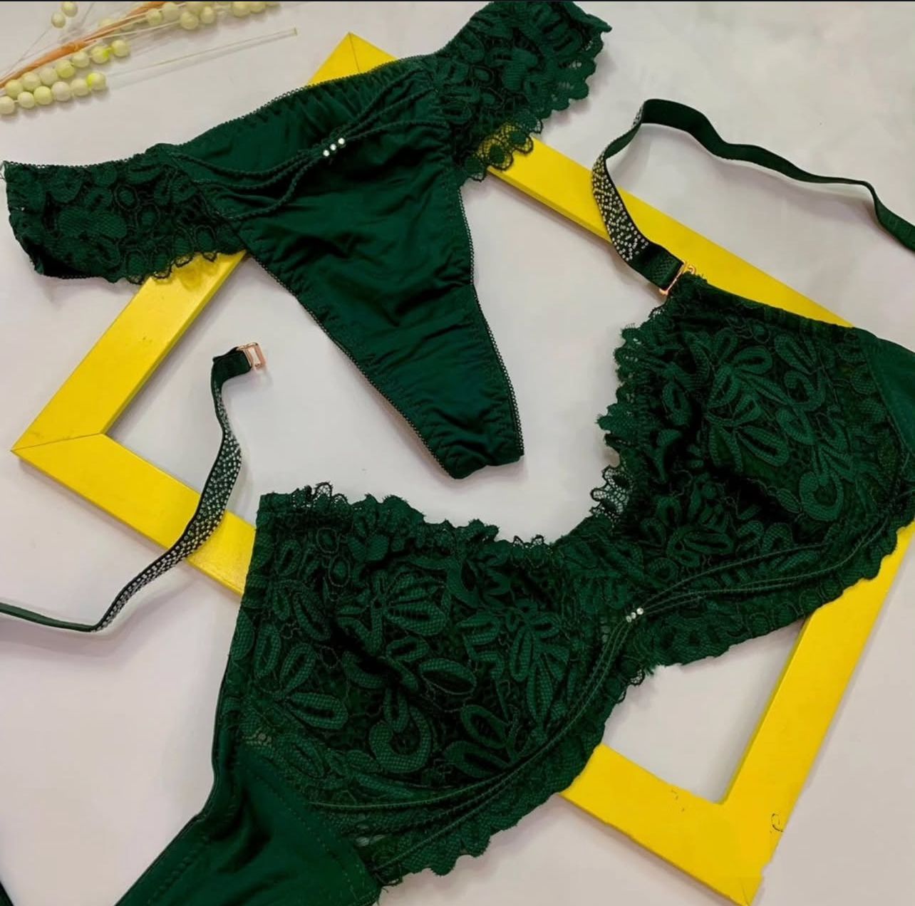 Soft anf Fabric Bra Set