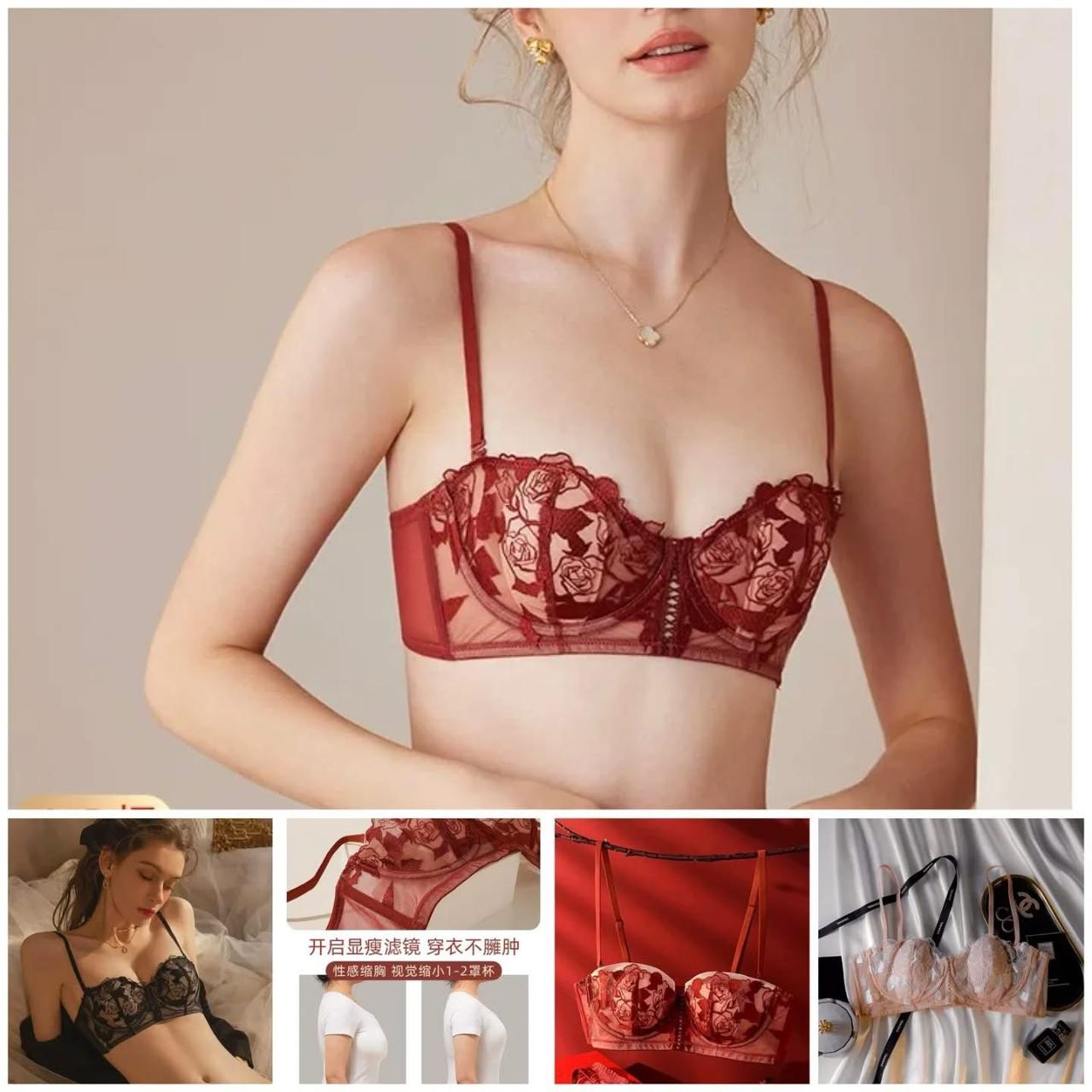 Non Paded Wired Floral Bras