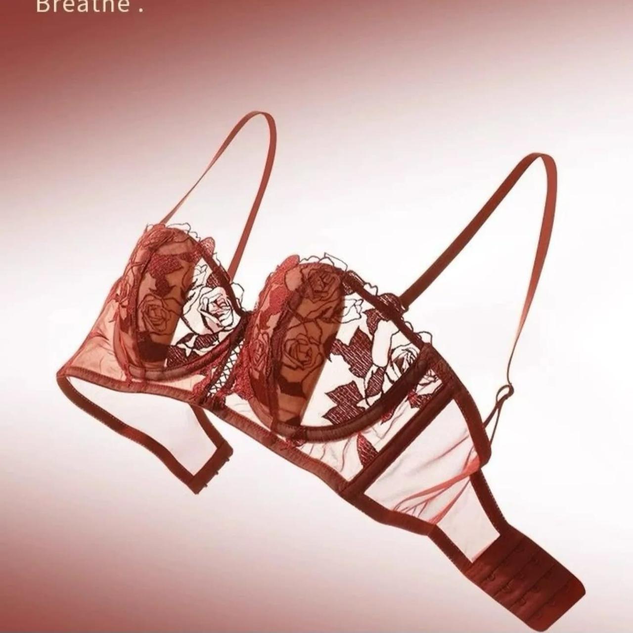 Non Paded Wired Floral Bras