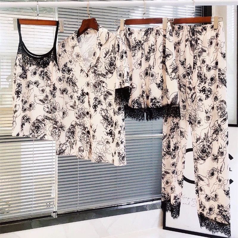 4 Piece Nighty Milky Fabric