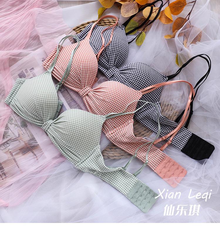 Ginghan Bra Set