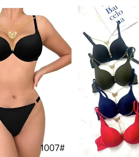 Hot Fancy Chain Bra Set