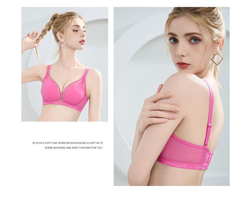 QINGLUE Non Wire Bra