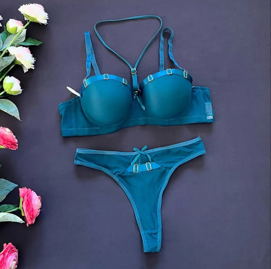 High Quailty New Style Thin Pad Push Up Bra Set