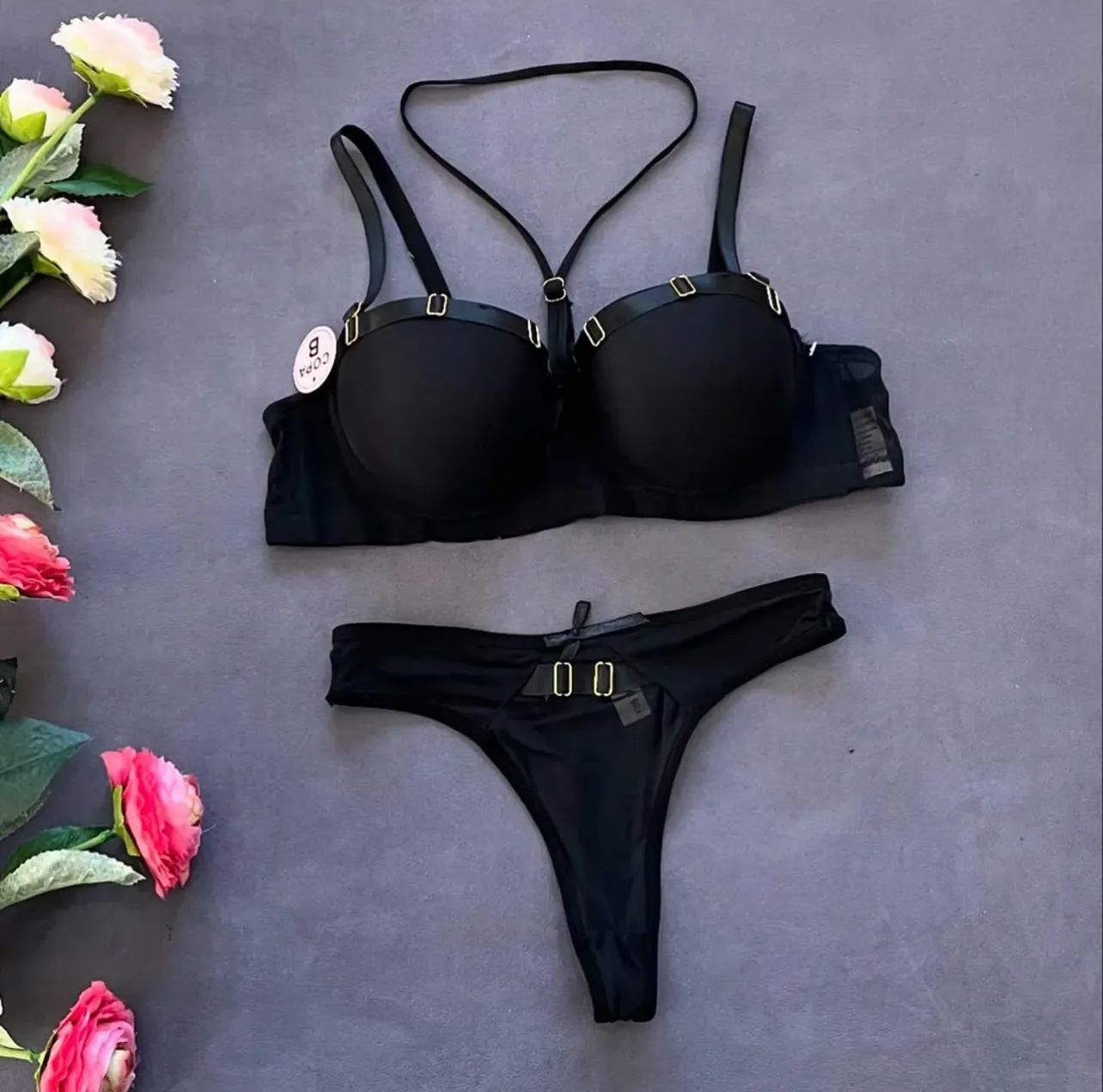 High Quailty New Style Thin Pad Push Up Bra Set