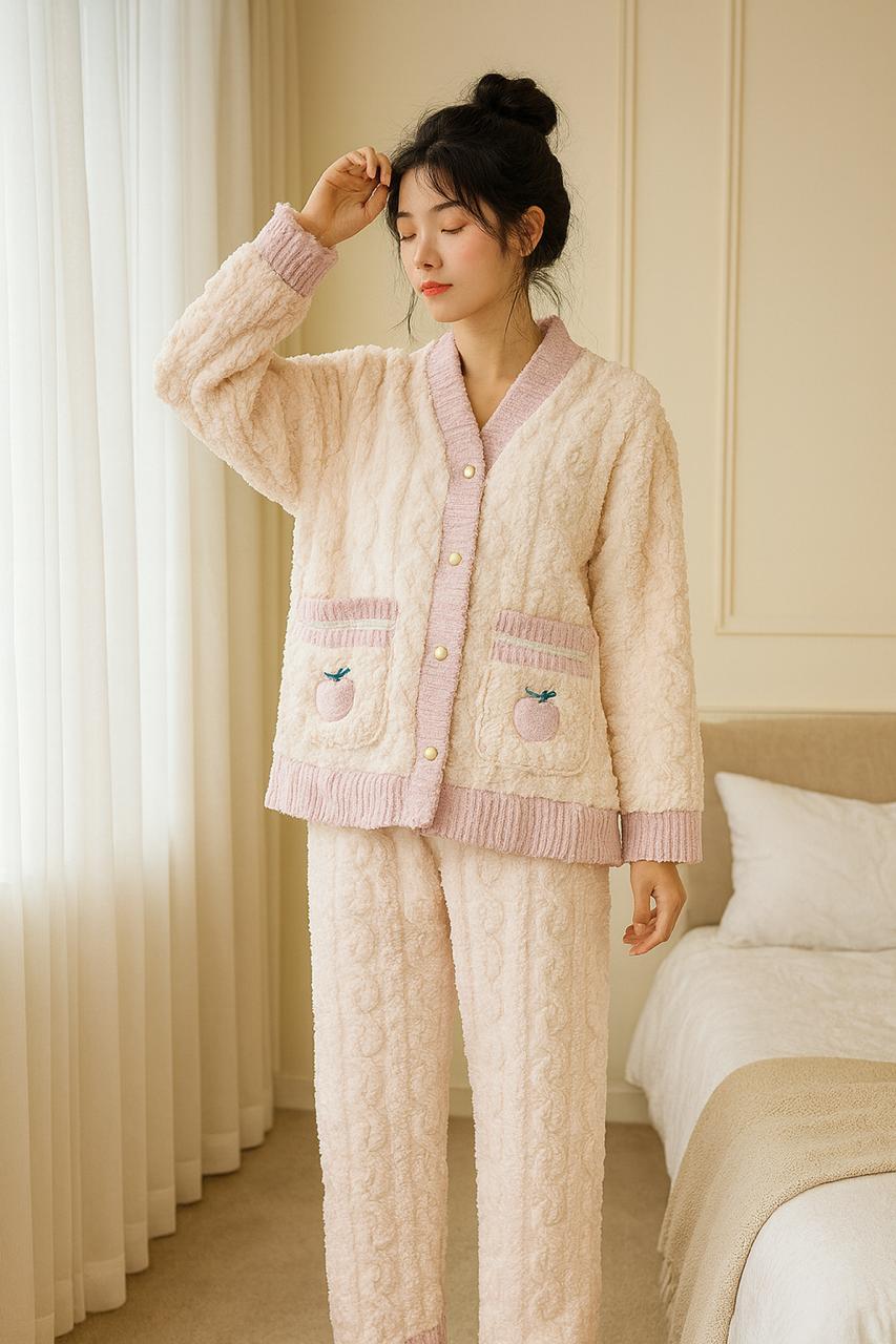 PREMIUM IMPORTED FLEECE WINTER NIGHT SUIT SET