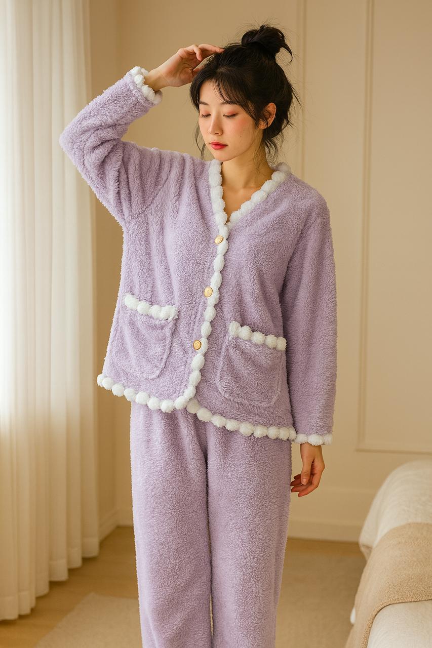 PREMIUM IMPORTED FLEECE WINTER NIGHT SUIT SET