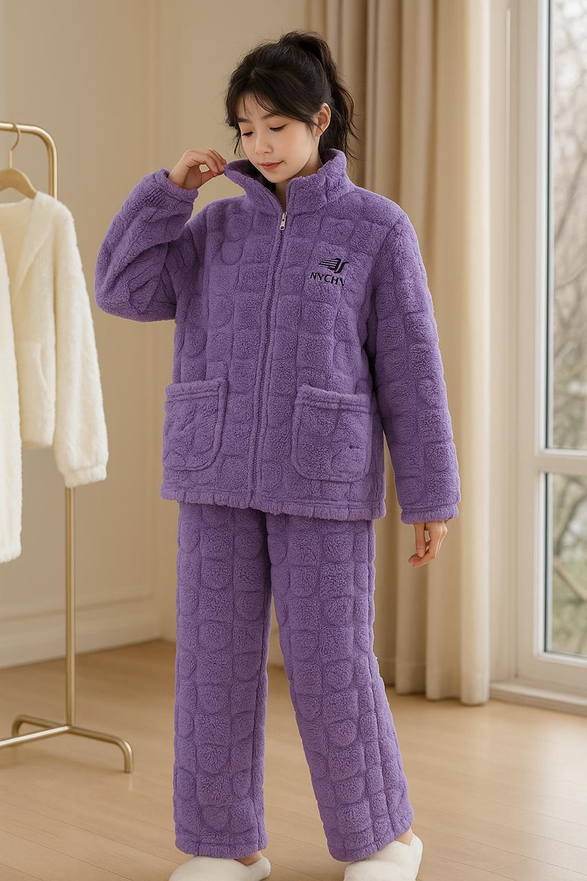 PREMIUM IMPORTED FLEECE WINTER NIGHT SUIT SET