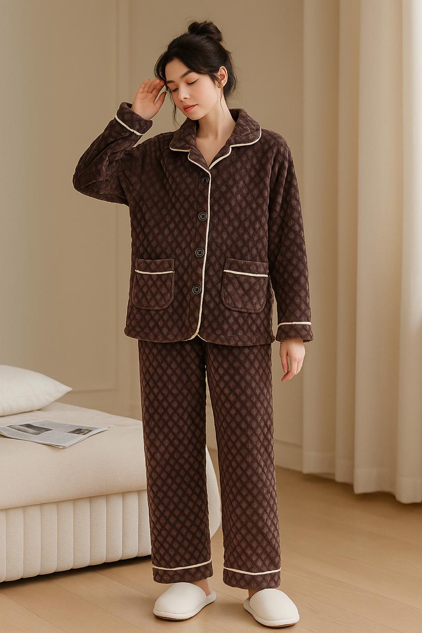 PREMIUM IMPORTED FLEECE WINTER NIGHT SUIT SET