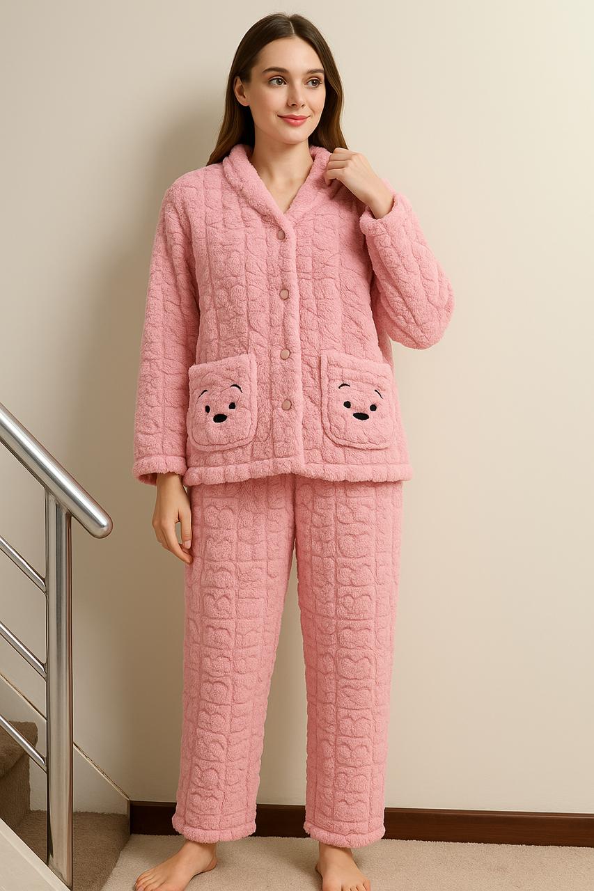 PREMIUM IMPORTED FLEECE WINTER NIGHT SUIT SET