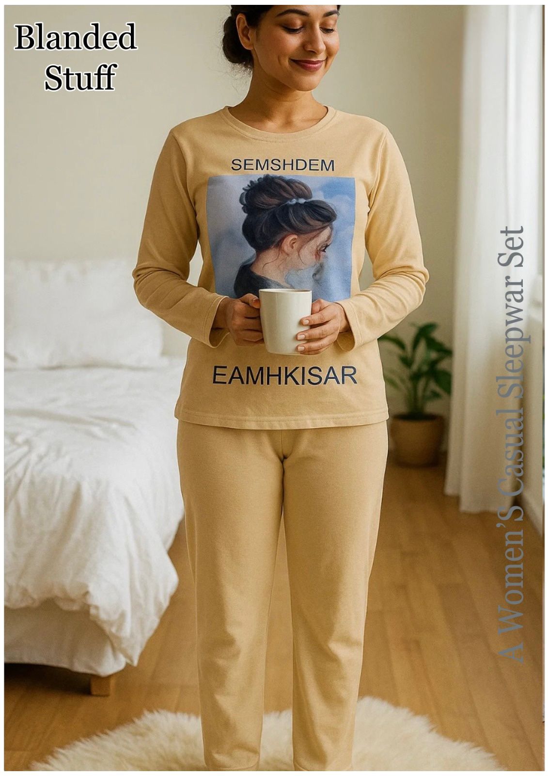 NEW PREMIUM STYLE BLANDAD FABRIC TROUSER SHIRT