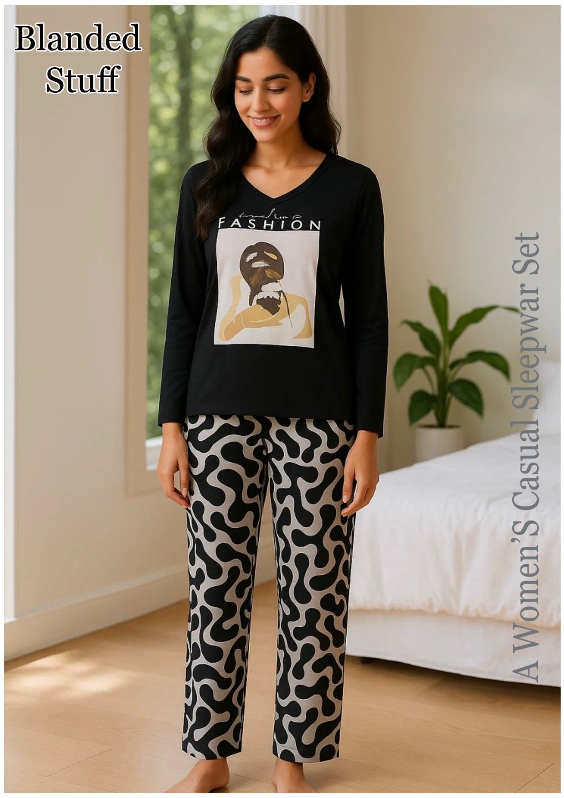 NEW PREMIUM STYLE BLANDAD FABRIC TROUSER SHIRT