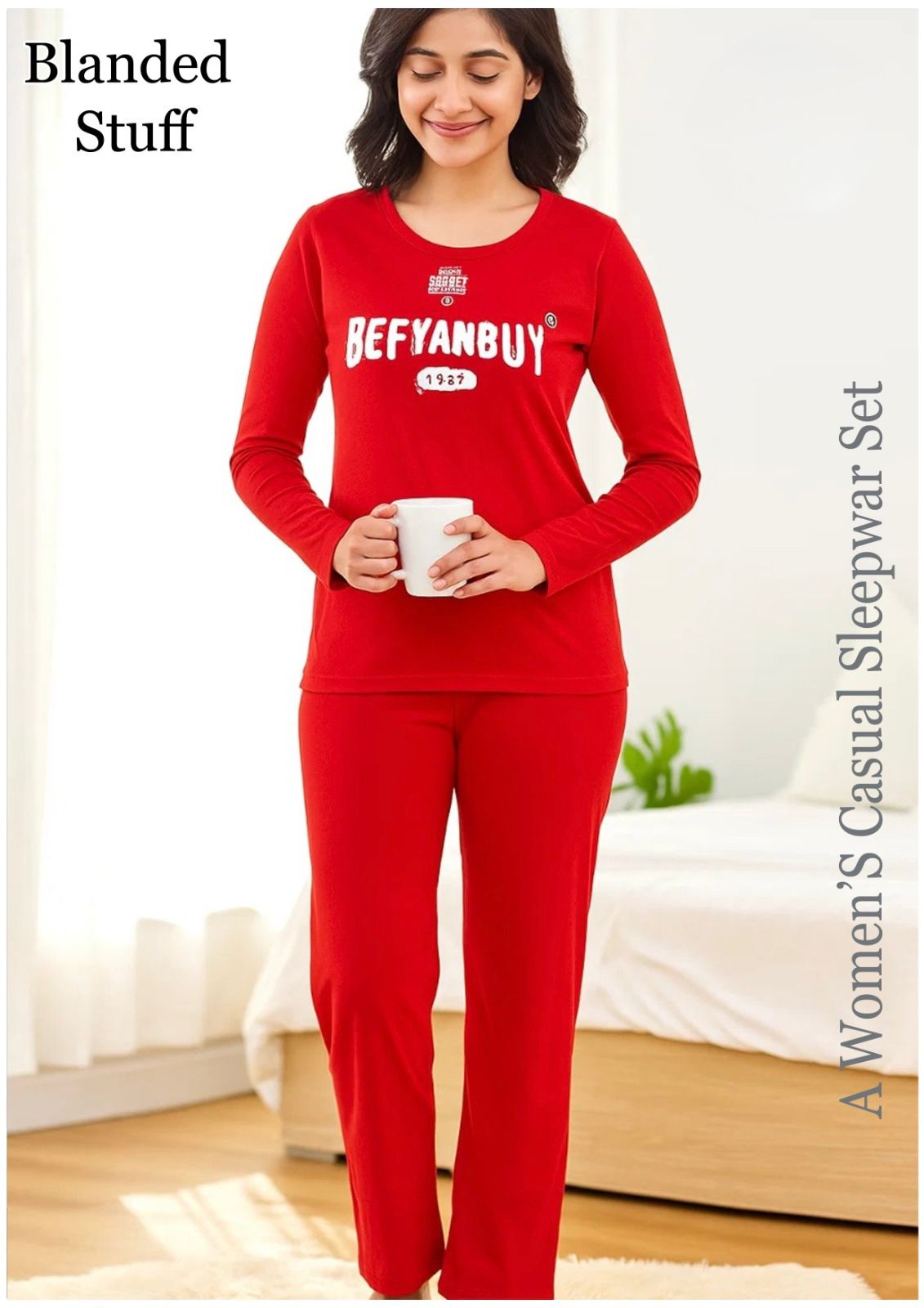 NEW PREMIUM STYLE BLANDAD FABRIC TROUSER SHIRT