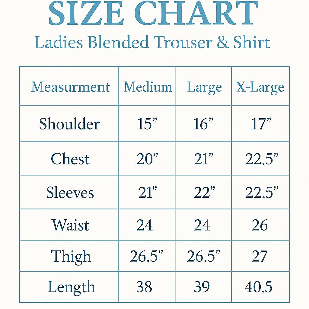 NEW PREMIUM STYLE BLANDAD FABRIC TROUSER SHIRT