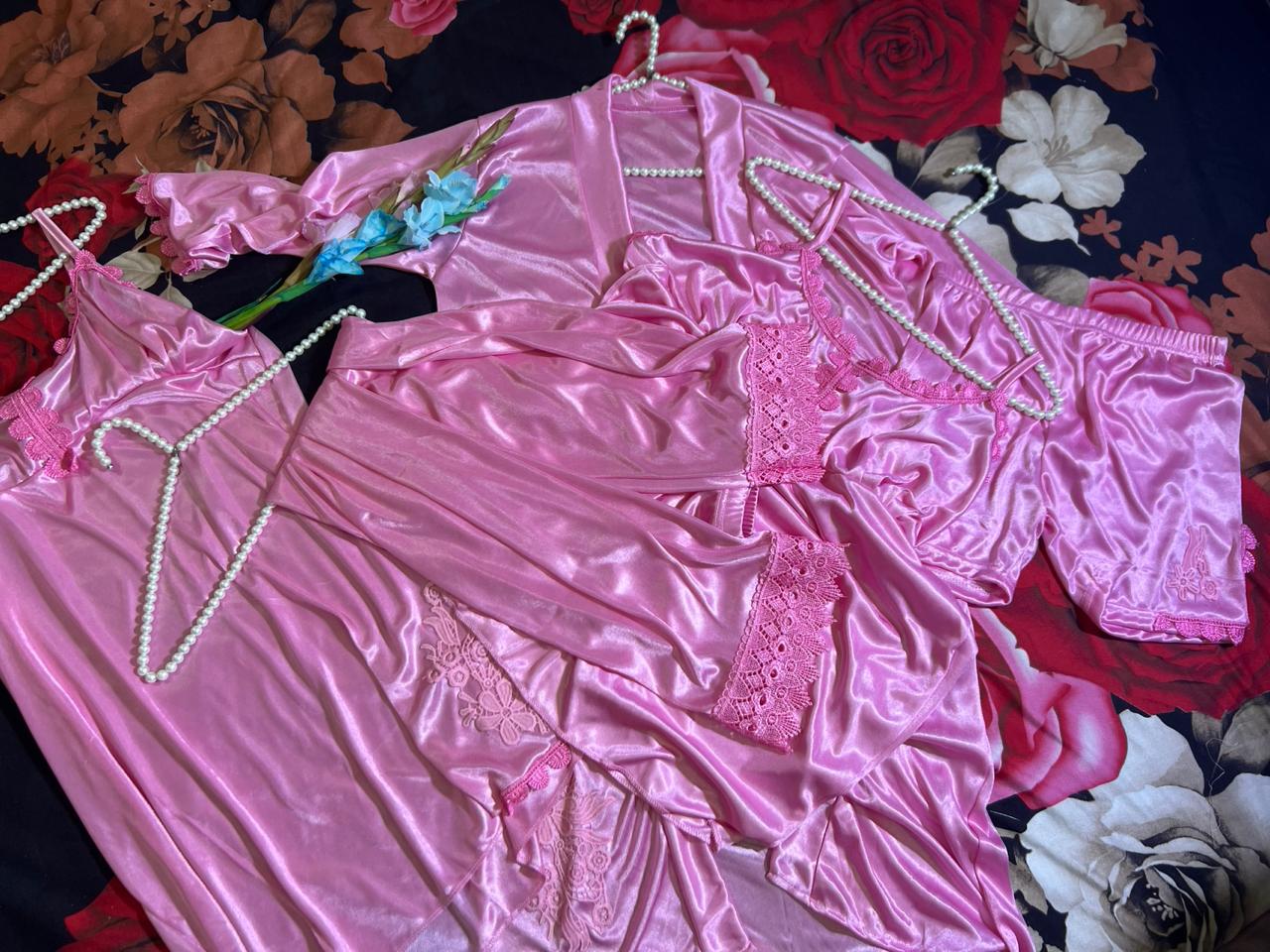 Premium Five Pice Bridal Nighty