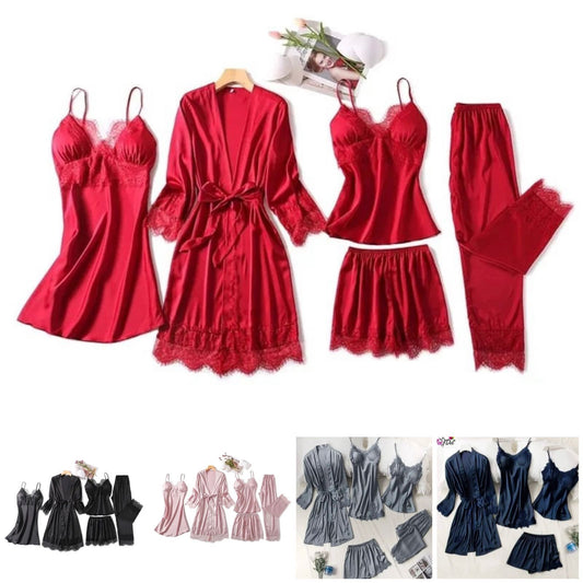 Premium Five Pice Bridal Nighty