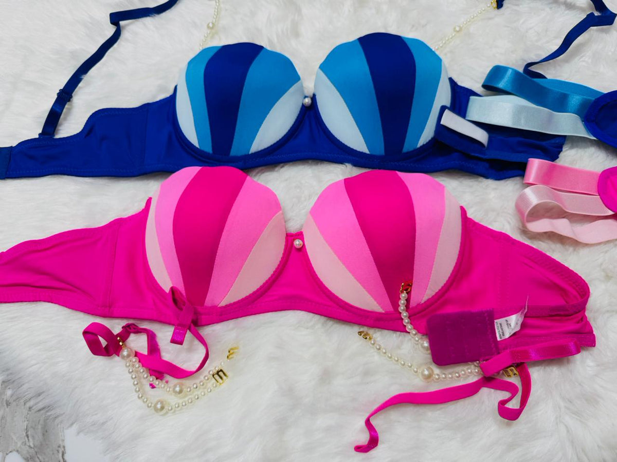 "Ocean Siren" Beaded Shell Bra & Panty Set