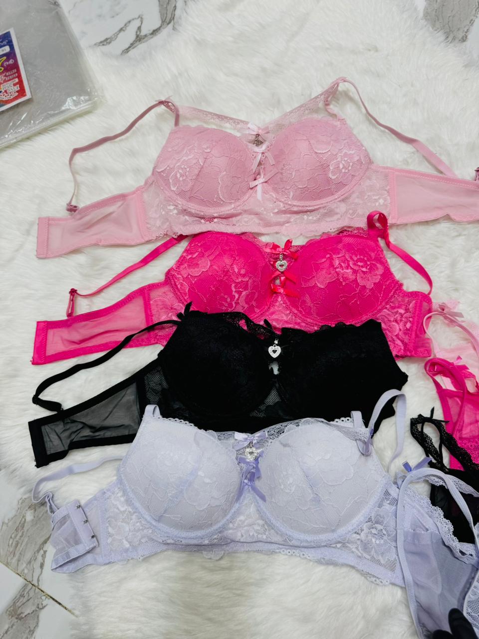 Floral Lace Charm Bra Sets