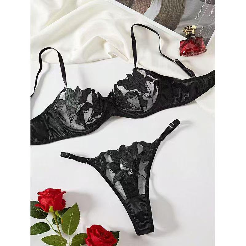 Floral Lace Luxury Bra Set