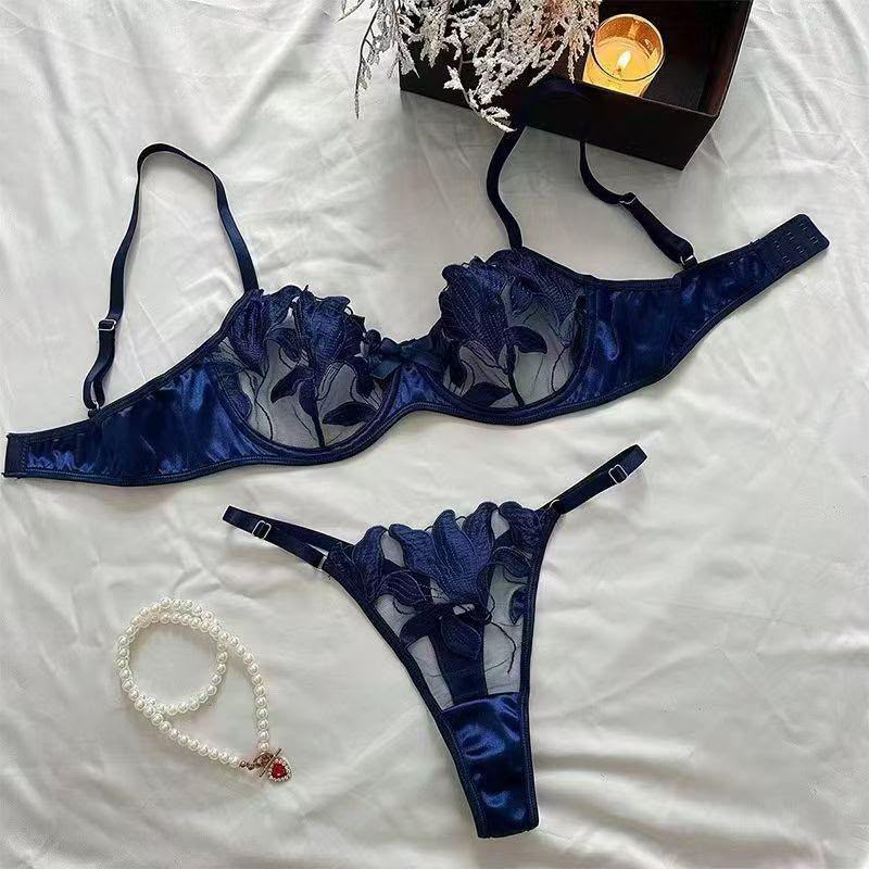 Floral Lace Luxury Bra Set