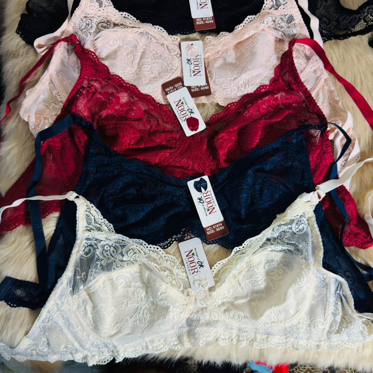 Elegant Floral Lace Soft Bralette Bra
