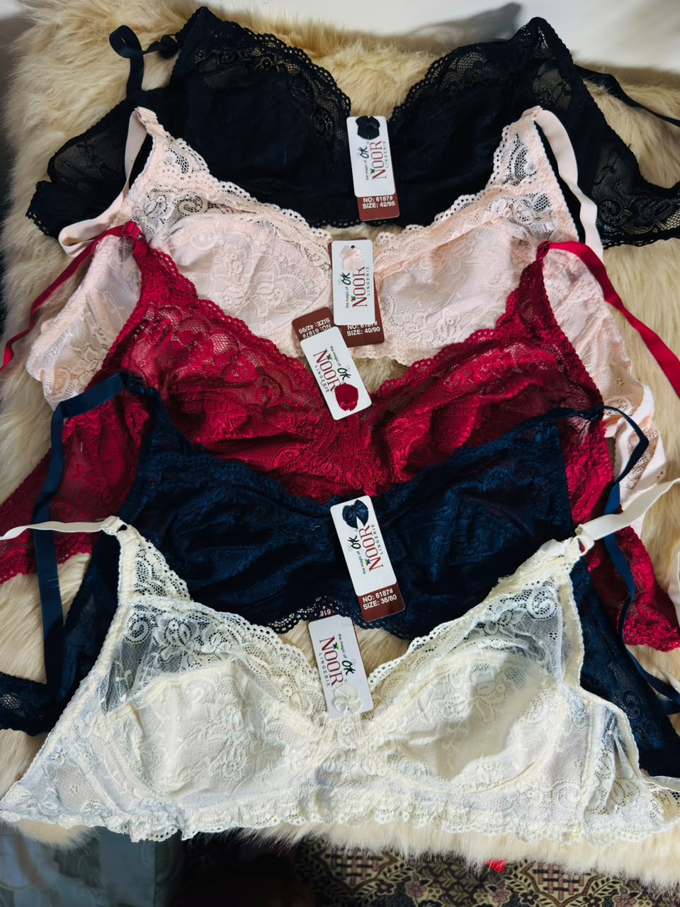 Elegant Floral Lace Soft Bralette Bra
