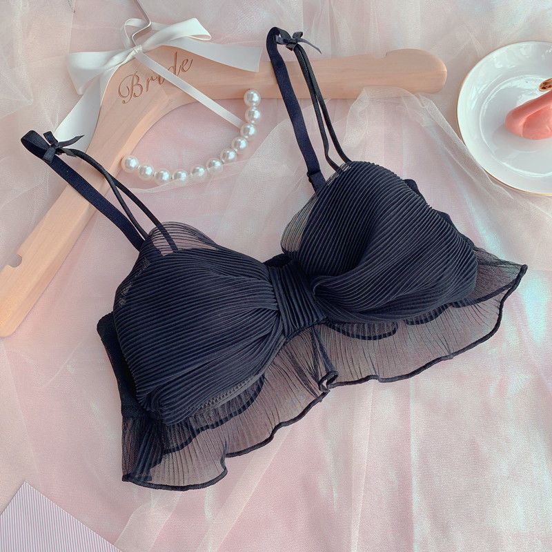 CUTE LACE BOW STYLE BRA SET