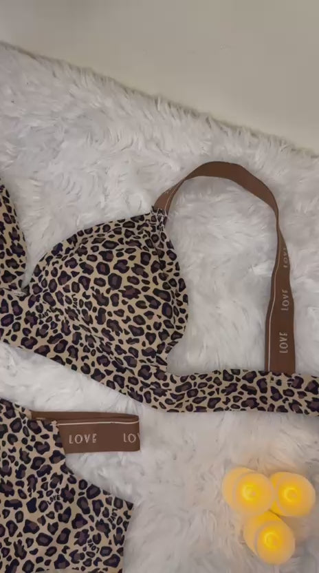 Panther Love Seamless Bra Set